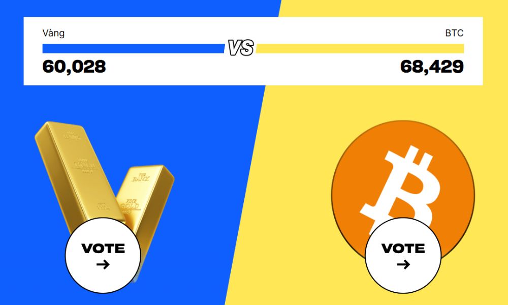Bình chọn Vàng hay BTC
