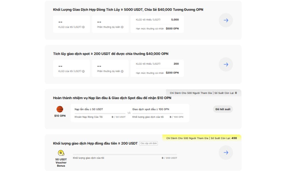 Hoàn thành nhiệm vụ để được nhận thưởng