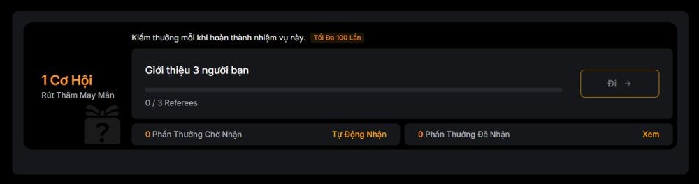 Mời bạn thả ga cùng Bybit: Nhận tới $35 mỗi lượt giới thiệu 2 Thêm cơ hội quay thưởng