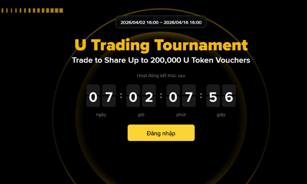 Chia sẻ tối đa 200.000 voucher token U