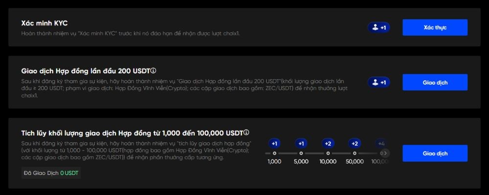 Kiếm thêm lượt quay thưởng