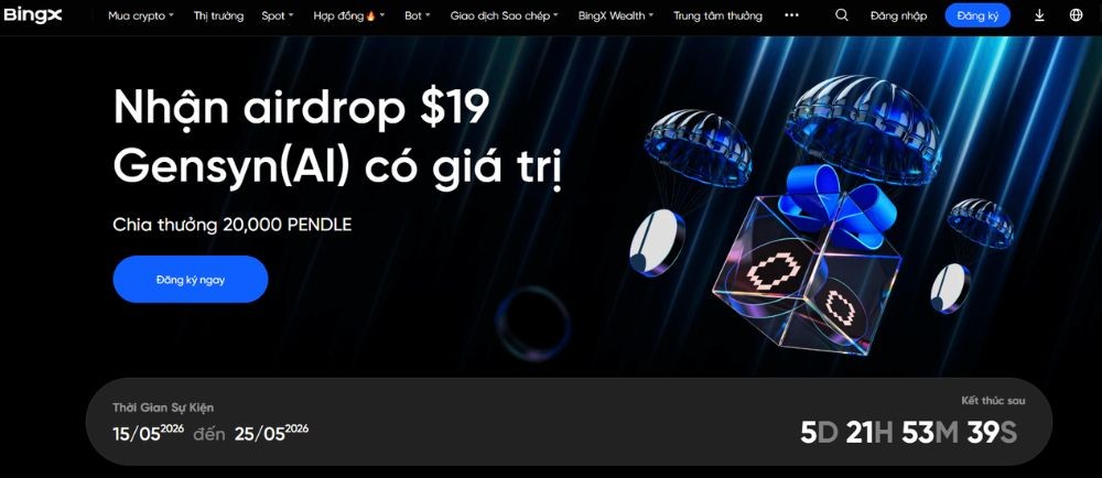 Sự kiện Nhận Airdrop $19 Gensyn