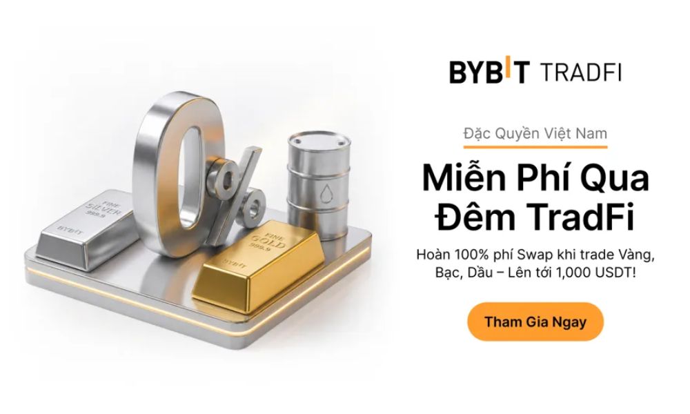 Ưu đãi Miễn phí qua đêm trên Bybit TradFi 1 Ưu đãi Miễn phí qua đêm trên Bybit TradFi