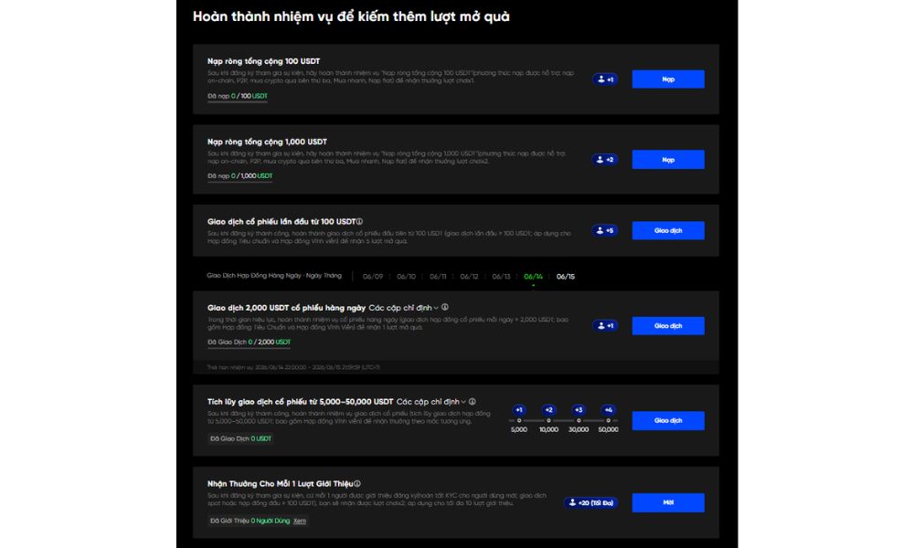 SpaceX IPO cận kề, săn thưởng SPACEX và mở khóa $200,000 2 Hoàn thành nhiệm vụ kiếm lượt mở quà