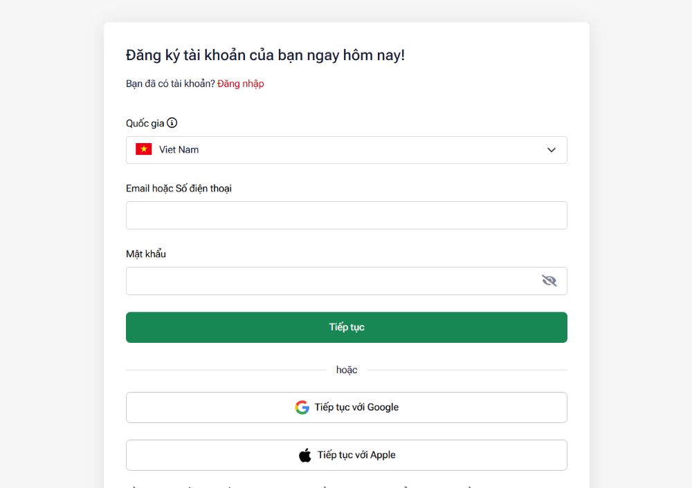 Hoàn phí HFM là gì? Cách nhận hoàn phí giao dịch sàn HFM 100% 4 Điền thông tin đăng ký tài khoản HFM