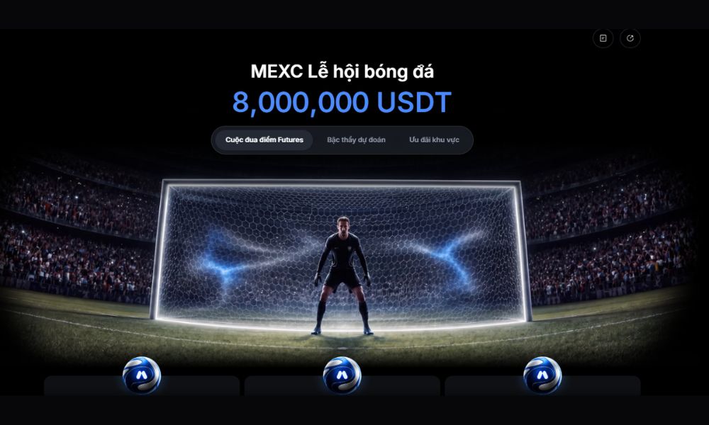 MEXC Lễ hội bóng đá: Chia sẻ quỹ thưởng lên đến 8.000.000 USDT 1 MEXC Lễ hội bóng đá