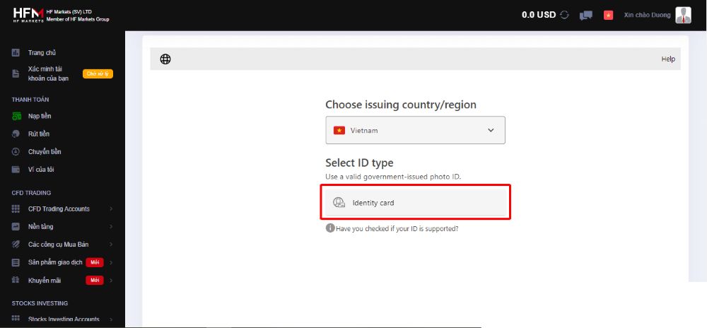 Hoàn phí HFM là gì? Cách nhận hoàn phí giao dịch sàn HFM 100% 5 xac minh tai khoan hfm