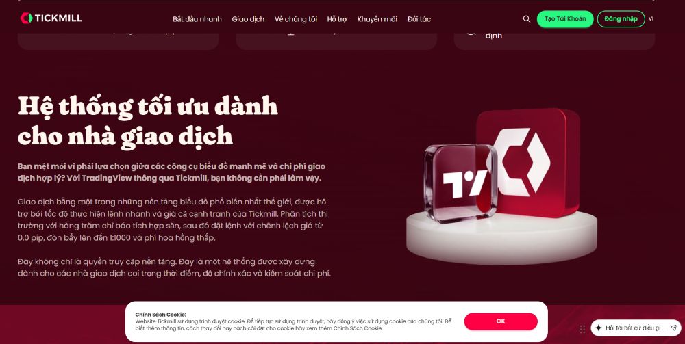 Nền tảng giao dịch sàn Tickmill