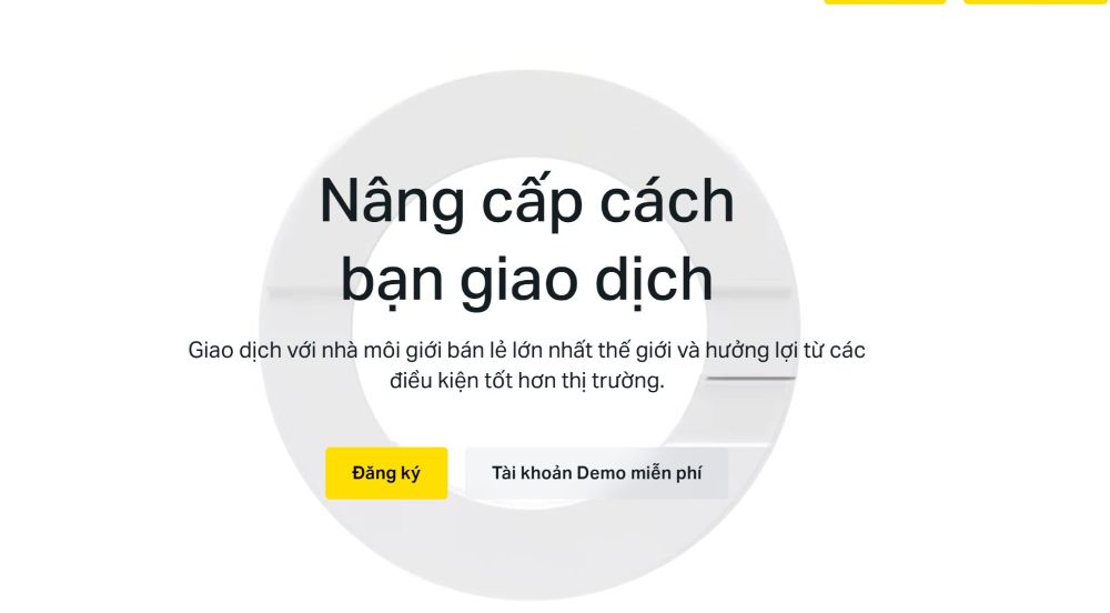 Chọn đăng ký tài khoản Exness