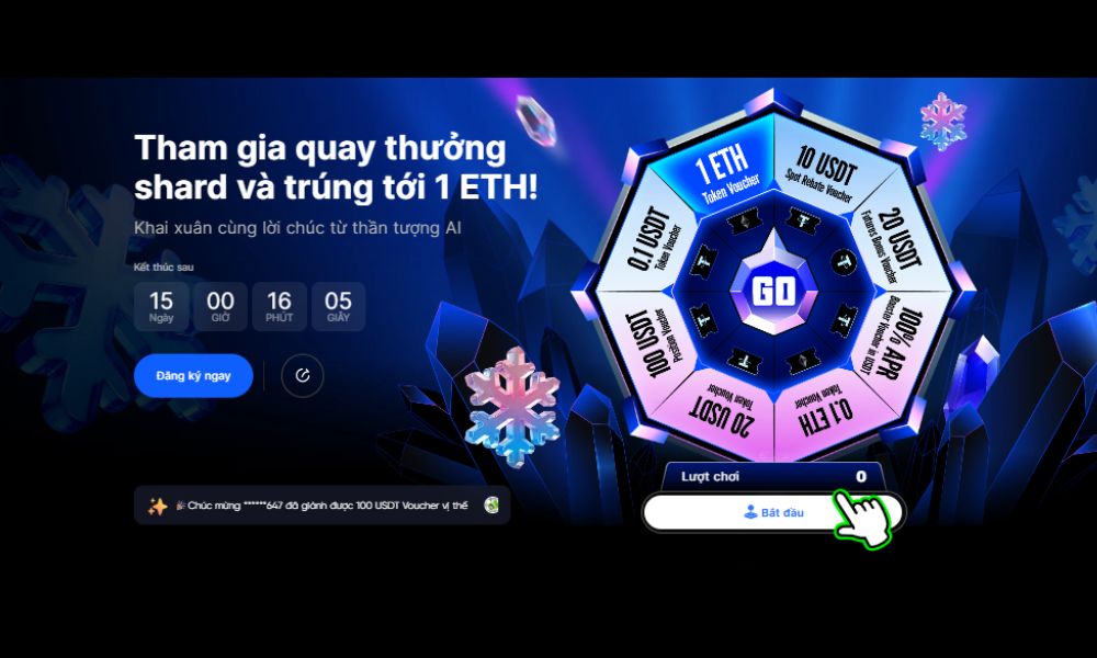 Quay thưởng Shard