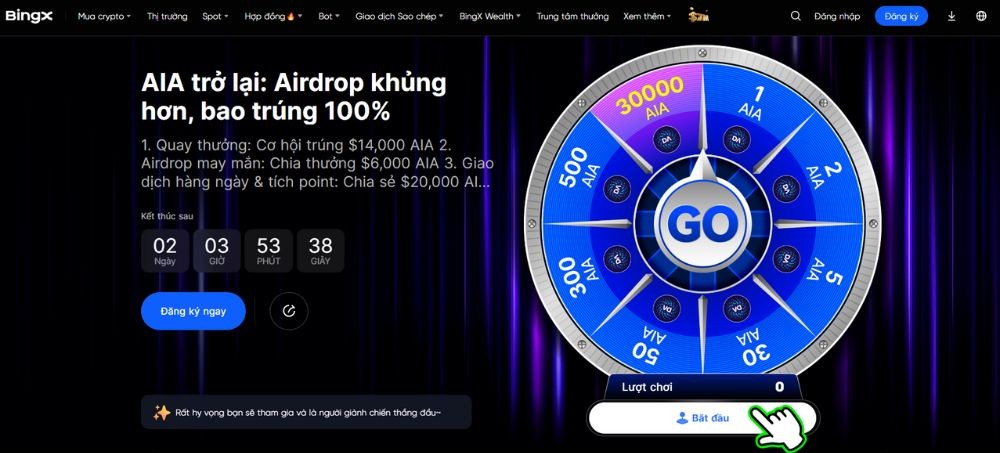 Sự kiện AIA trở lại