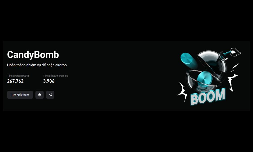 CandyBomb x KAT: Giao dịch Futures nhận airdrop 1.000.000 KAT 4 CandyBomb