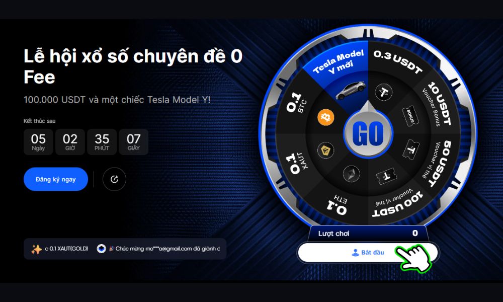 Lễ hội xổ số chuyên đề 0 Fee