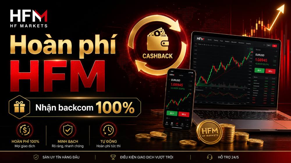 Hoàn phí HFM là gì? Cách nhận hoàn phí giao dịch sàn HFM 100%