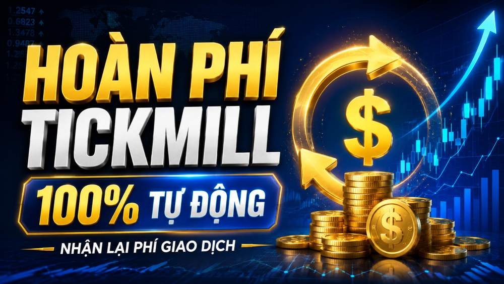 Hoàn phí Tickmill 100%: Cách giảm chi phí giao dịch hiệu quả hơn